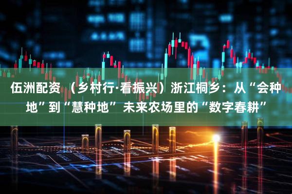 伍洲配资 (乡村行·看振兴)浙江桐乡:从“会种地”到“慧种地” 未来农场里的“数字春耕”