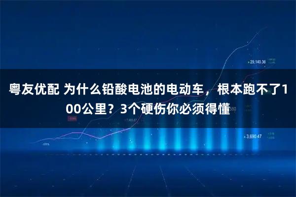 粤友优配 为什么铅酸电池的电动车，根本跑不了100公里？3个硬伤你必须得懂
