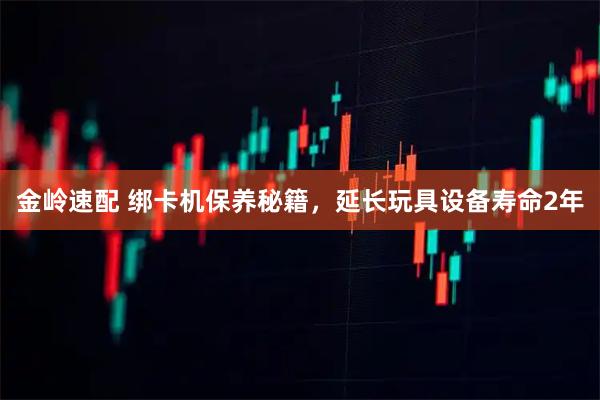 金岭速配 绑卡机保养秘籍，延长玩具设备寿命2年