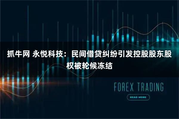 抓牛网 永悦科技：民间借贷纠纷引发控股股东股权被轮候冻结