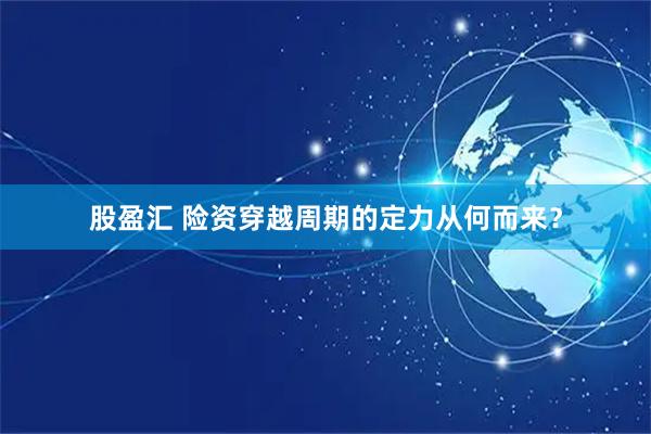 股盈汇 险资穿越周期的定力从何而来？