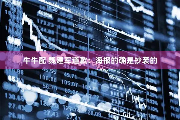 牛牛配 魏建军道歉：海报的确是抄袭的