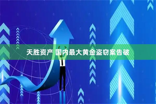 天胜资产 国内最大黄金盗窃案告破